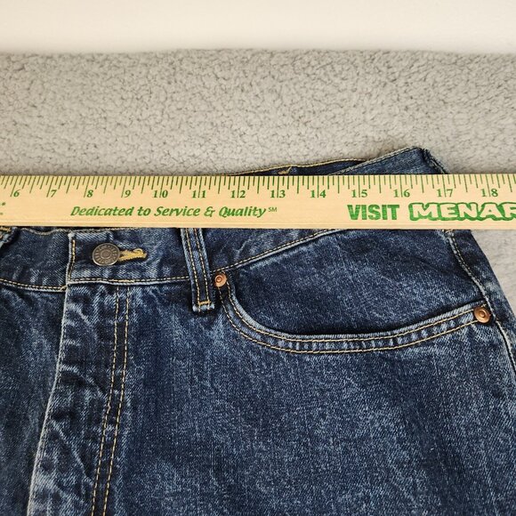 LEE Jeans Men's 36x32 Relaxed Fit Dark Wash Straight Leg Denim Pants Cowboy - Picture 3 of 9